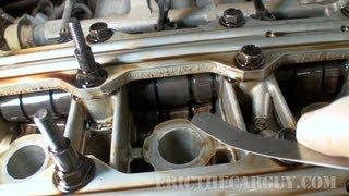 How To Adjust Valves Honda B18C VTEC 4 Cylinder EricTheCarGuy