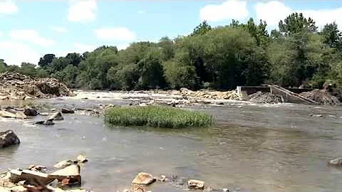 Harvell Dam in Petersburg Removed