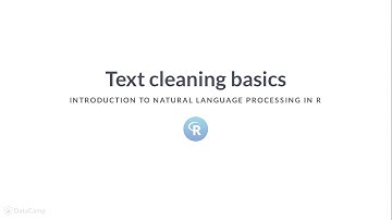 R Tutorial: Text cleaning basics