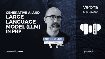Generative AI and Large Language Model (LLM) in PHP | Enrico Zimuel | phpday 2024