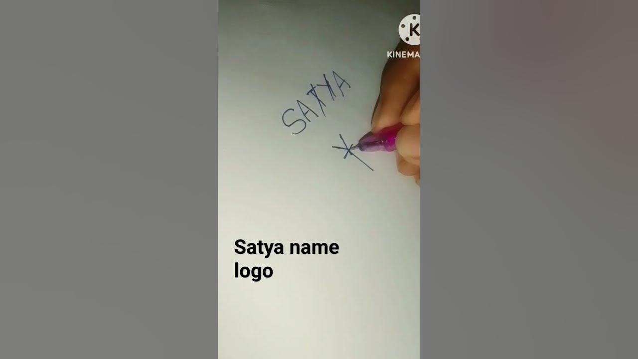 Satya name logo style 🤩🤩 #shorts - YouTube