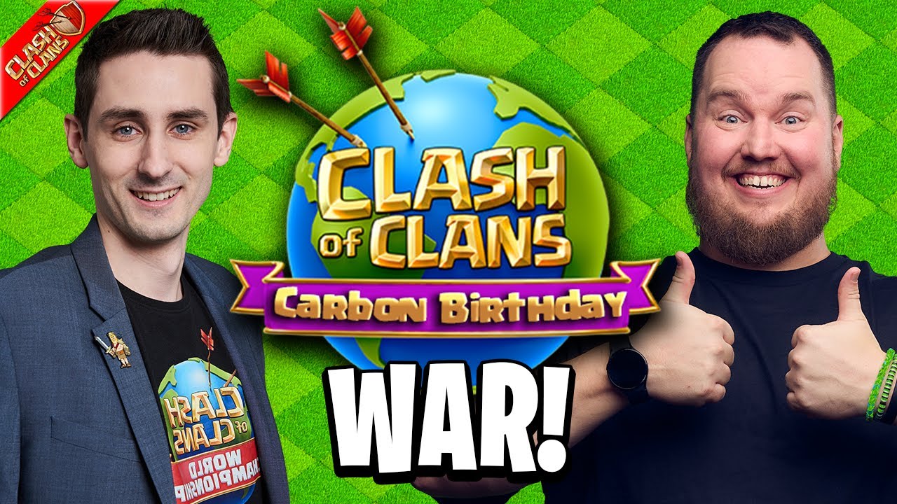 Team Bash vs Team Carbonfin! 7th Annual Birthday War (Clash of Clans)