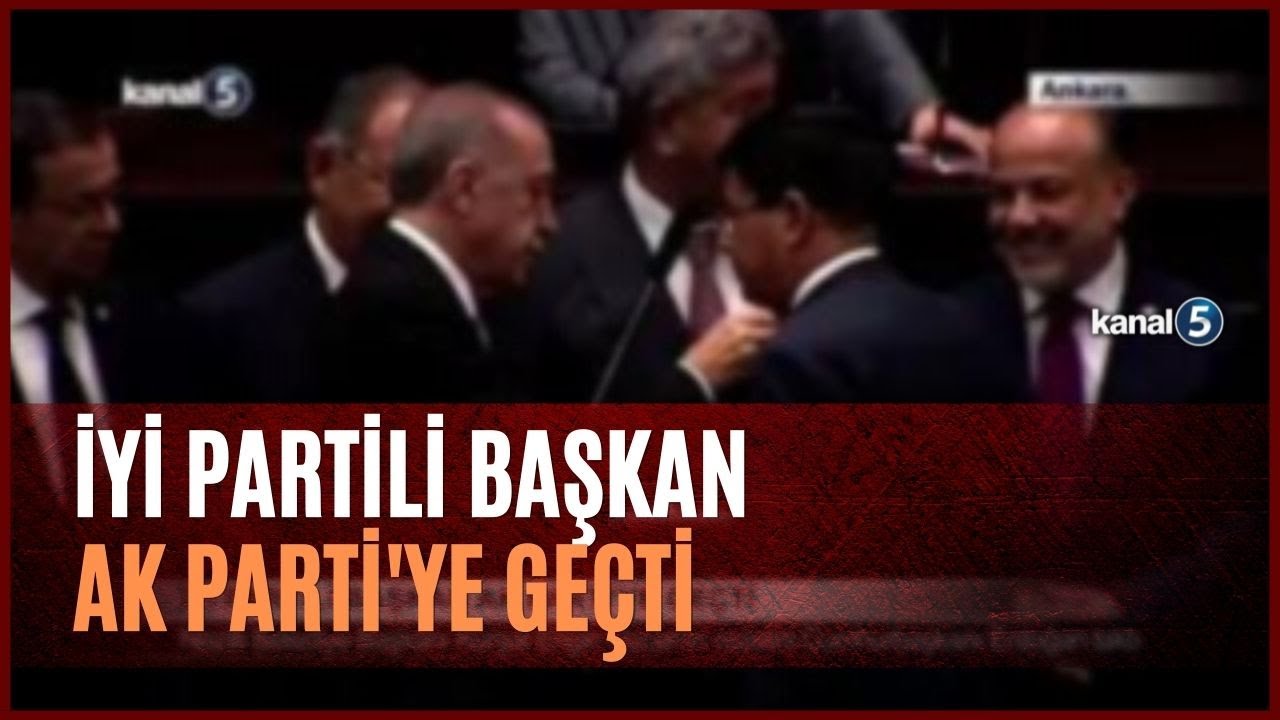 İyi Partili Başkan AK Parti’ye Katıldı! Erdoğan'ın Rozet Taktığı O Anlar!