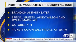 HARDY coming to Brandon Amphitheater in October