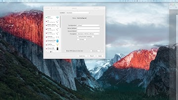 Setup PPTP VPN on Mac OSX