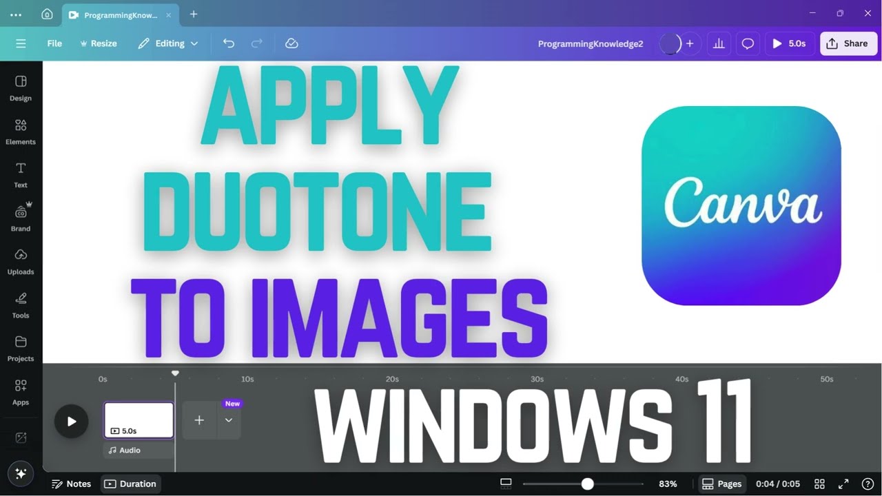 How to Apply Duotone Effect to Images in Canva | apply Duotone Filter for Aesthetic Edits (2025)