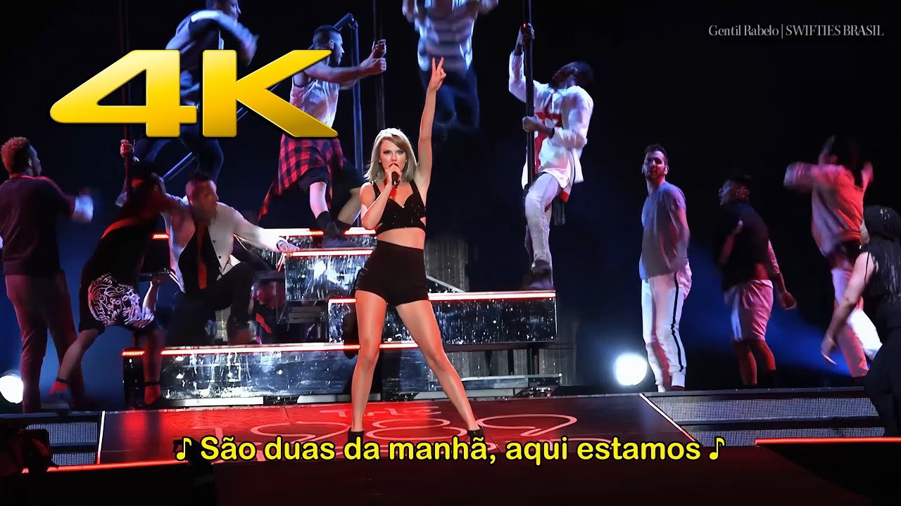 Taylor Swift - I Wish You Would Legendado 4K (Live 1989 World Tour)