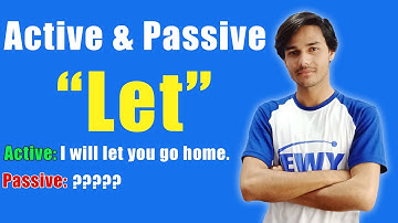 Passive Voice of "Let" | Active and Passive Voice in English Grammar