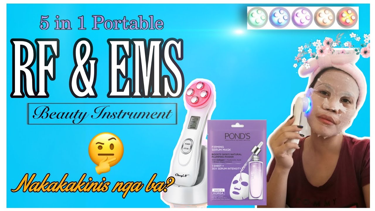 HOW TO USE RF & EMS PORATABLE | REVIEWS/ Aprilslife tv - YouTube