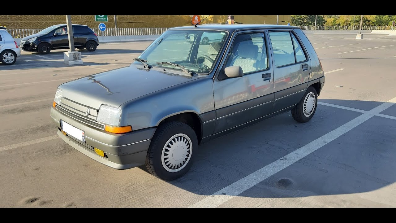 RENAULT SUPER 5 GTR 1989 100% ETHANOL DEMARRAGE A FROID  -5 DEGRE (COLD START ETHANOL)
