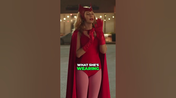 How SCARLET WITCH'S Comic ACCURATE Costume Was CREATED in Wandavision