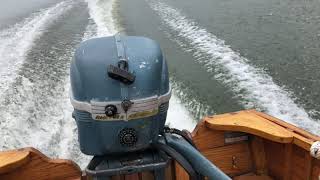 1954 Evinrude Big Twin 25 hp Antique Outboard Motor