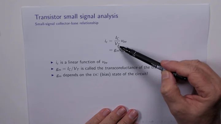 Transistor Small Signal Model
