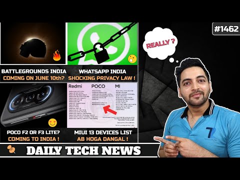 Battlegrounds Mobile India June 10th,WhatsApp Shocking Privacy Law India,POCO F2 Lite,China Rocket