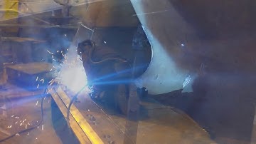 Volvo loader bucket new floor cutting edge in 4 minutes