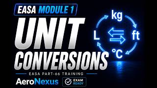 EASA Module 1 Mathematics | Unit Conversions Explained Simply (Part-66 B1.1 Training)