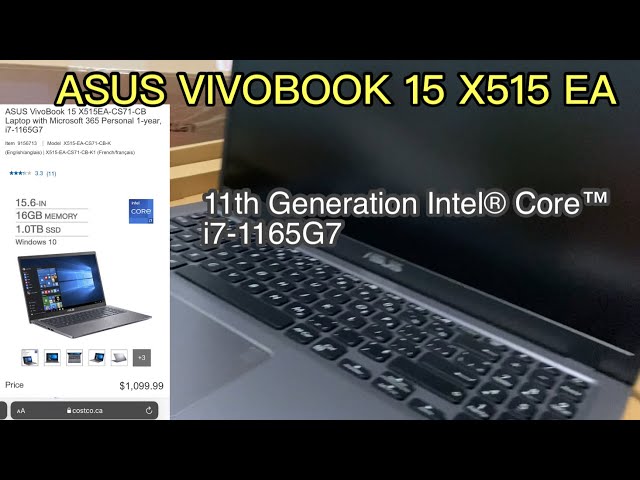 Unboxing Laptop ASUS VivoBook 15 X515EA 11th Generation i7-1165G7