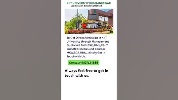 Direct Admission in KIIT University | Management Quota Admission in B.Tech CSE | Kiit | CSE #kiit