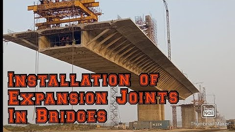 Installation of Modular #Expansion #Joints in Bridges