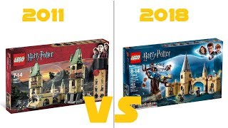 LEGO HARRY POTTER - 75953 Hogwarts Whomping Willow VS 4867 Hogwarts - HD-Pictures + COMPARISON