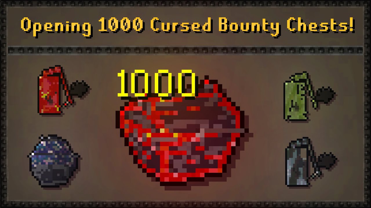 Loot From 1000 Cursed Bounty Chests SpawnPK RSPS 5T Giveaway! YouTube