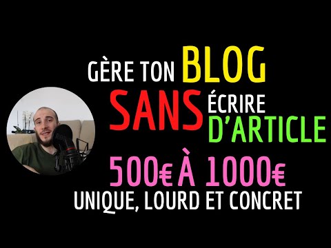 Vidéo: Comment Transférer Un Blog