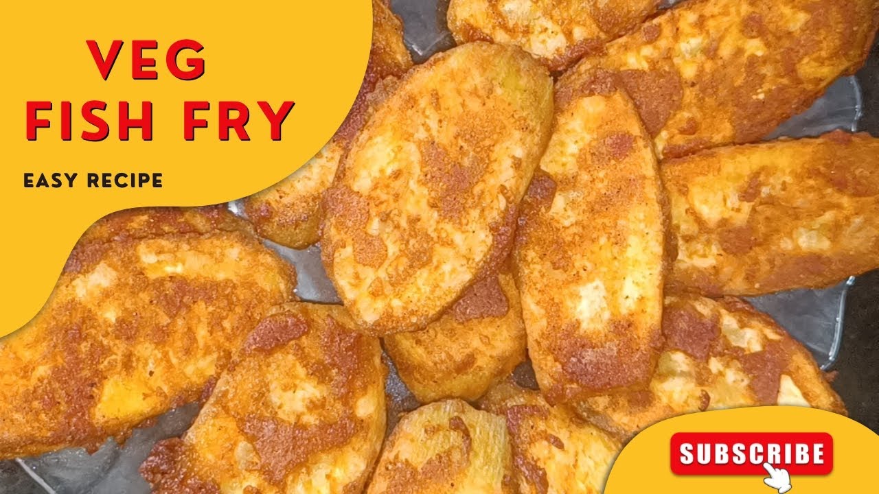 How To Make Veg Fish Fry Easy | Raw Banana Fish Fry Recipe In Tamil ...