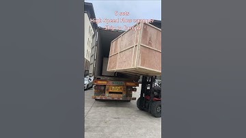 Loading 5 sets Bafu High Speed Flow Wrapper into 40FT container