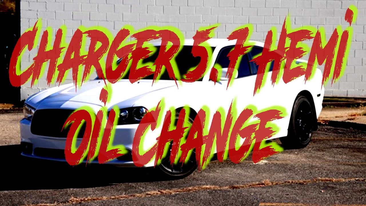Khaos Motorsports Charger Hemi 5.7 Oil Change "How To ...