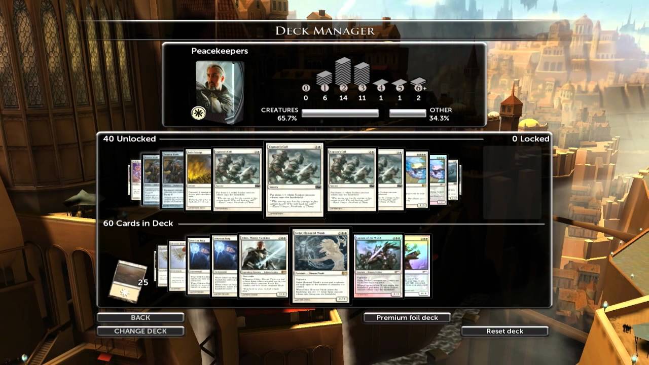 Peacekeepers Deck Guide