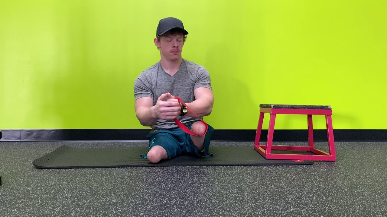 [AMPUTEE EXERCISE] Seated Band Exercises YouTube