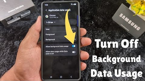 How to Disable App Background Data Usage in Samsung Galaxy S25 Ultra/S25 Plus/S25