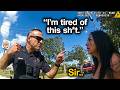 Entitled Woman Tries to Act Untouchable… No-Nonsense Cops Shut It Down
