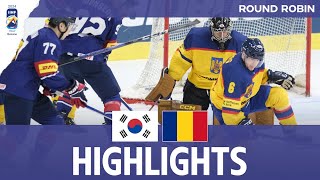 Highlights: Korea vs Romania | 2024 #MensWorlds Division 1A