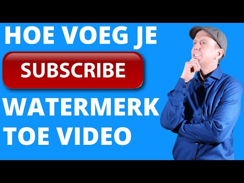 Video: Hoe Om 'n Watermerk Te Plaas