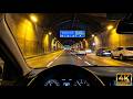 Driving Through a Tunnel on the Istanbul Highway – Relaxing POV Drive (4K)