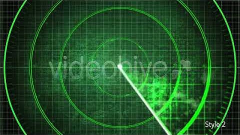 Radar Detection Screen Display - 2 Looping Styles | Motion Graphics - Envato elements