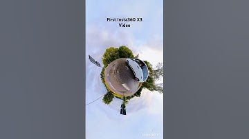 My first Insta 360 X3 Video Tiny Planet #shorts