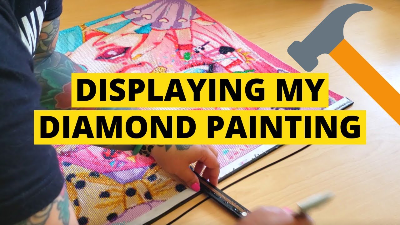 The Problem With Using Magnetic Frames For Large Diamond Paintings And How  To Fix It! 