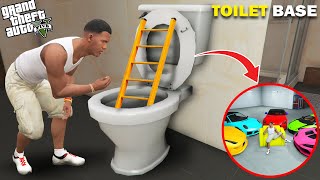 GTA 5 : Franklin Found A New Secret Toilet Base In GTA 5 ! (GTA 5 Mods) screenshot 2