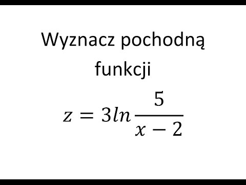 Pochodna funkcji jednej zmiennej cz.125 Krysicki Włodarski przykład 6.165 Pochodna złożona