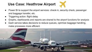 PowerBI: Heathrow Airport use case and architecture