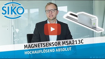 SIKO Magnetsensor MSA213C - Hochauflösender Encoder für Antriebstechnik