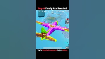 DAY-6 Finally Reached Ace 🎯 Rank :- 558 🥈/ FIRST TIME TO TRY CONQUEROR PUSH🥶 #shorts #bgmi #pubg