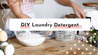 The Easiest DIY Powdered Laundry Detergent | Non-Toxic Cleaning Guide