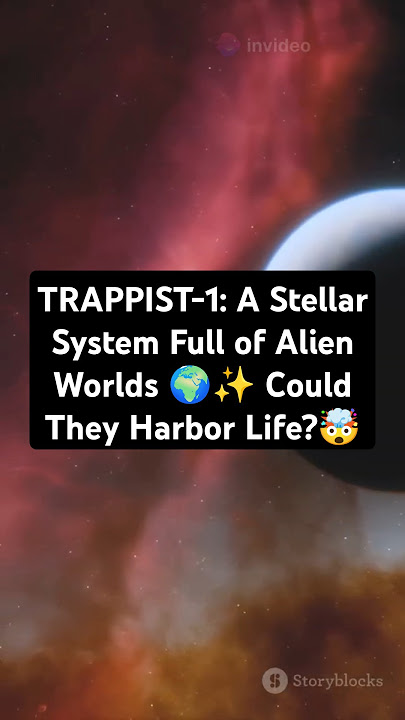 TRAPPIST-1: A Stellar System Full of Alien Worlds 🌍✨ Could They Harbor Life?🤯#space #universe #nasa