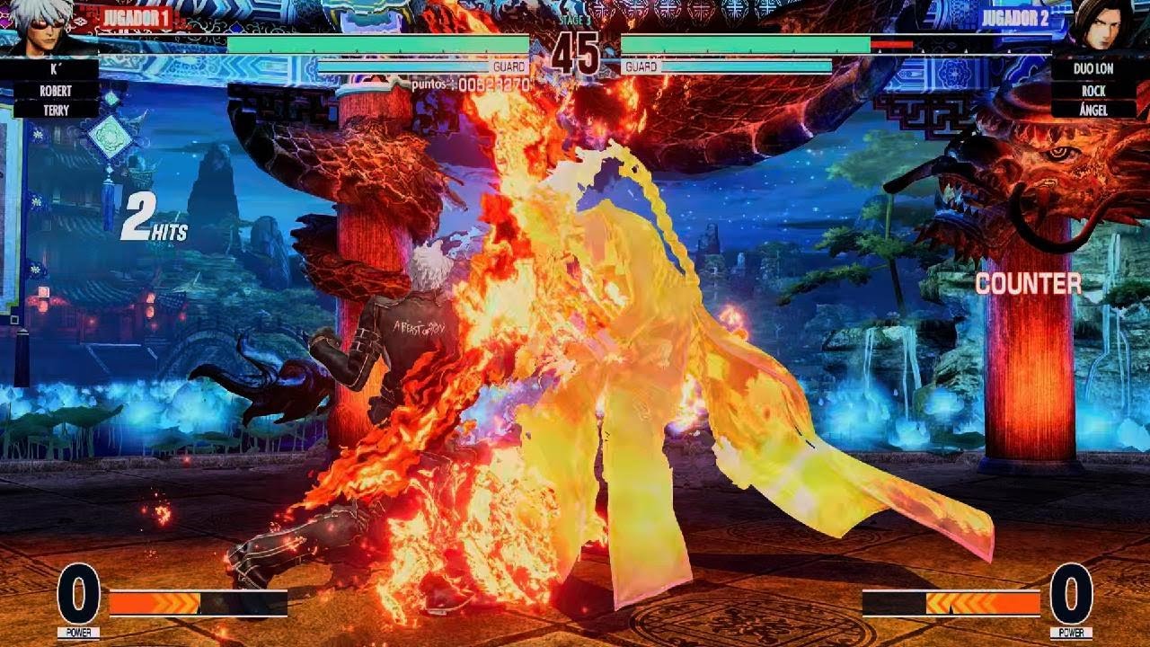 THE KING OF FIGHTERS XV Terry destruyendo de manera épica