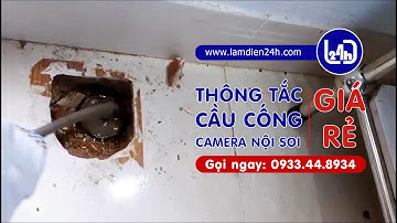 Thông tắc cầu cống, Camera nội soi - 13