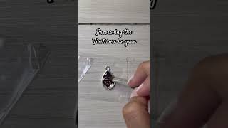 Resin rose locket ❤️ #trending #diy #shortsfeed #resin #jewellery #viral #craft #trend #love #silver