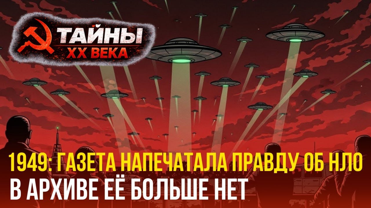 1949: Газета напечатала правду об НЛО. Потом статью стёрли из архива